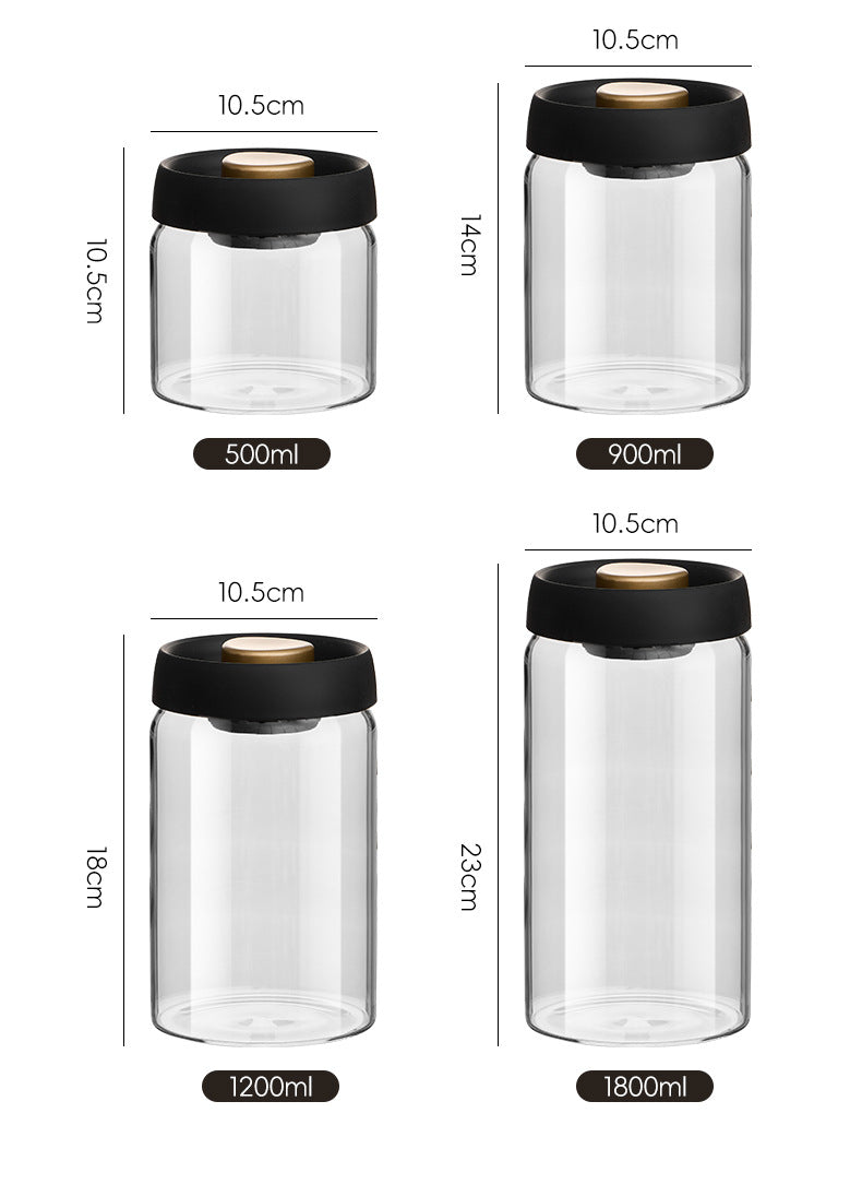 FreshSeal Glass Storage Containers - Airtight & Moisture Proof