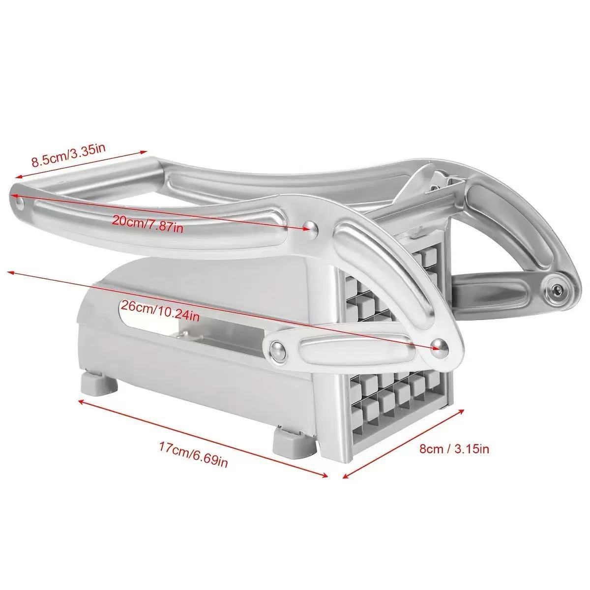 Stainless Steel Vegetable & French Fry Cutters - Perfect Cuts in Seconds