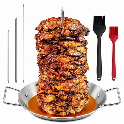 Vertical Screw-Mounted Grill Pan
