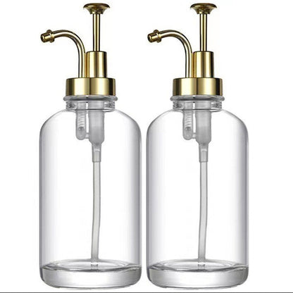 Glass Pump Dispenser - Set of 2