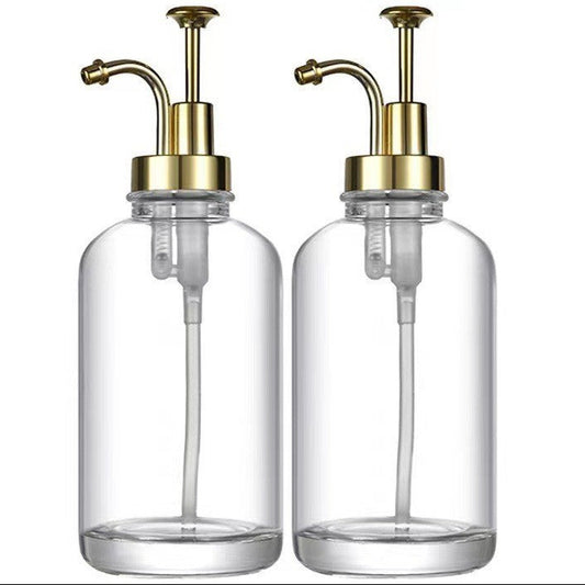 Glass Pump Dispenser - Set of 2