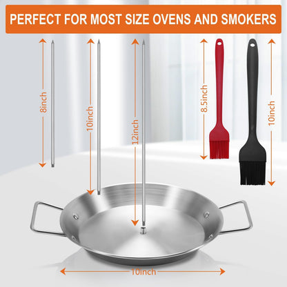 Vertical Screw-Mounted Grill Pan