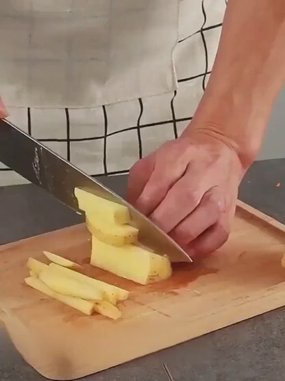 Stainless Steel Vegetable & French Fry Cutters - Perfect Cuts in Seconds